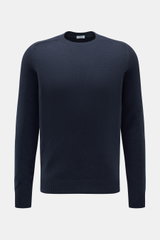 von Braun Cashmere Rundhalspullover navy