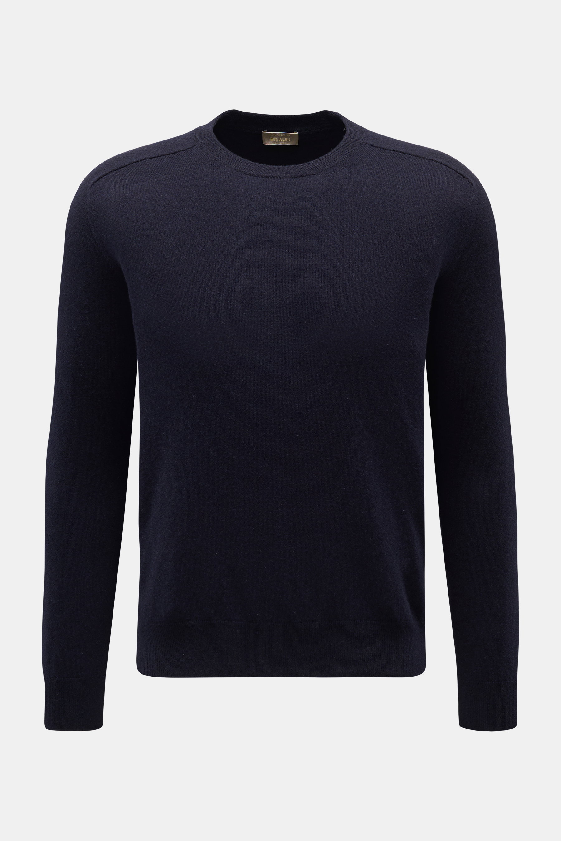 Cruciani Cashmere Rundhalspullover navy