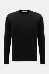 Filippo de Laurentiis Fine knit crew neck jumper black