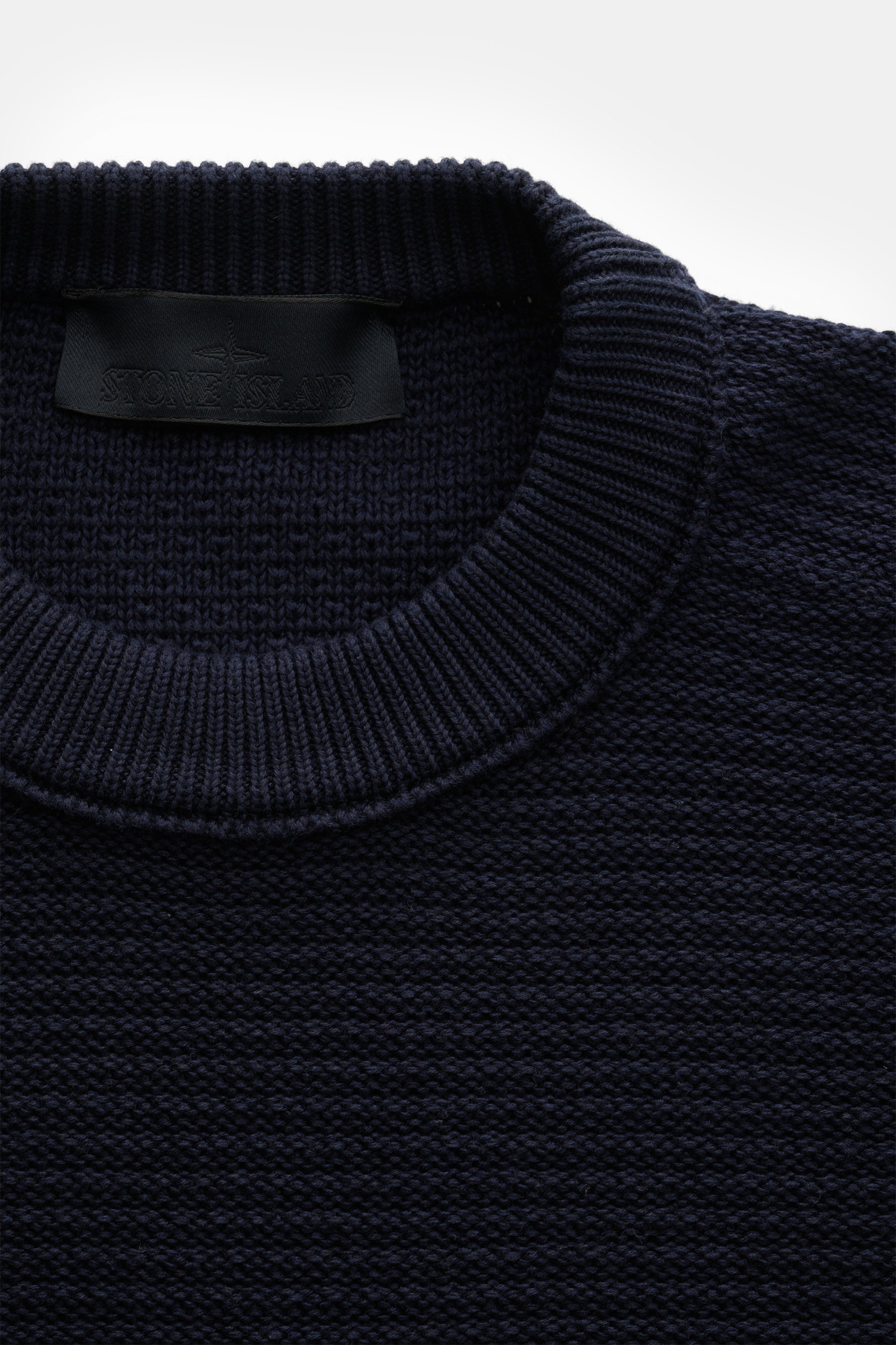 STONE ISLAND crew neck jumper 'Ghost Piece' navy