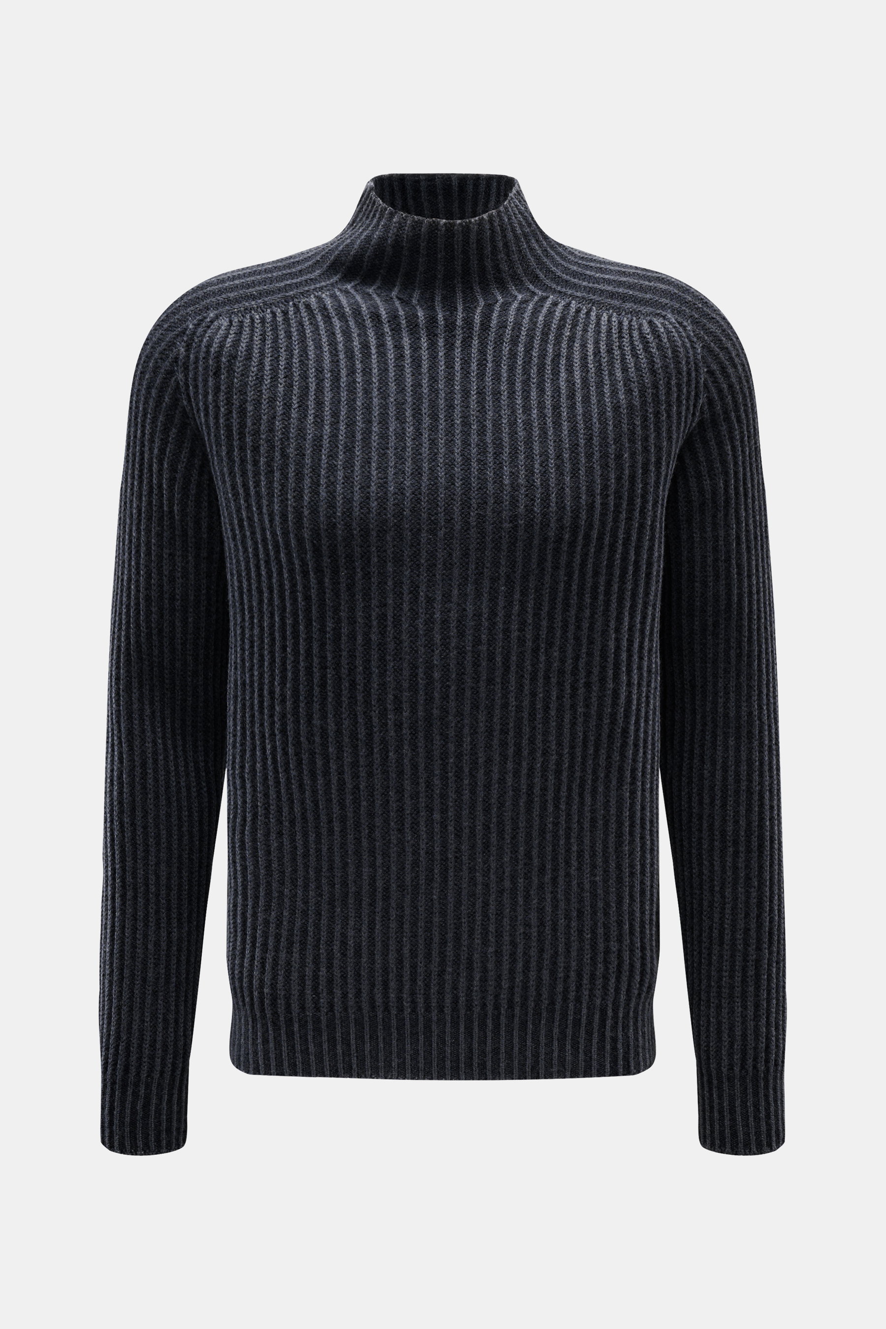 04651/ A trip in a bag Mock Neck Pullover 'Foggy Mock' navy