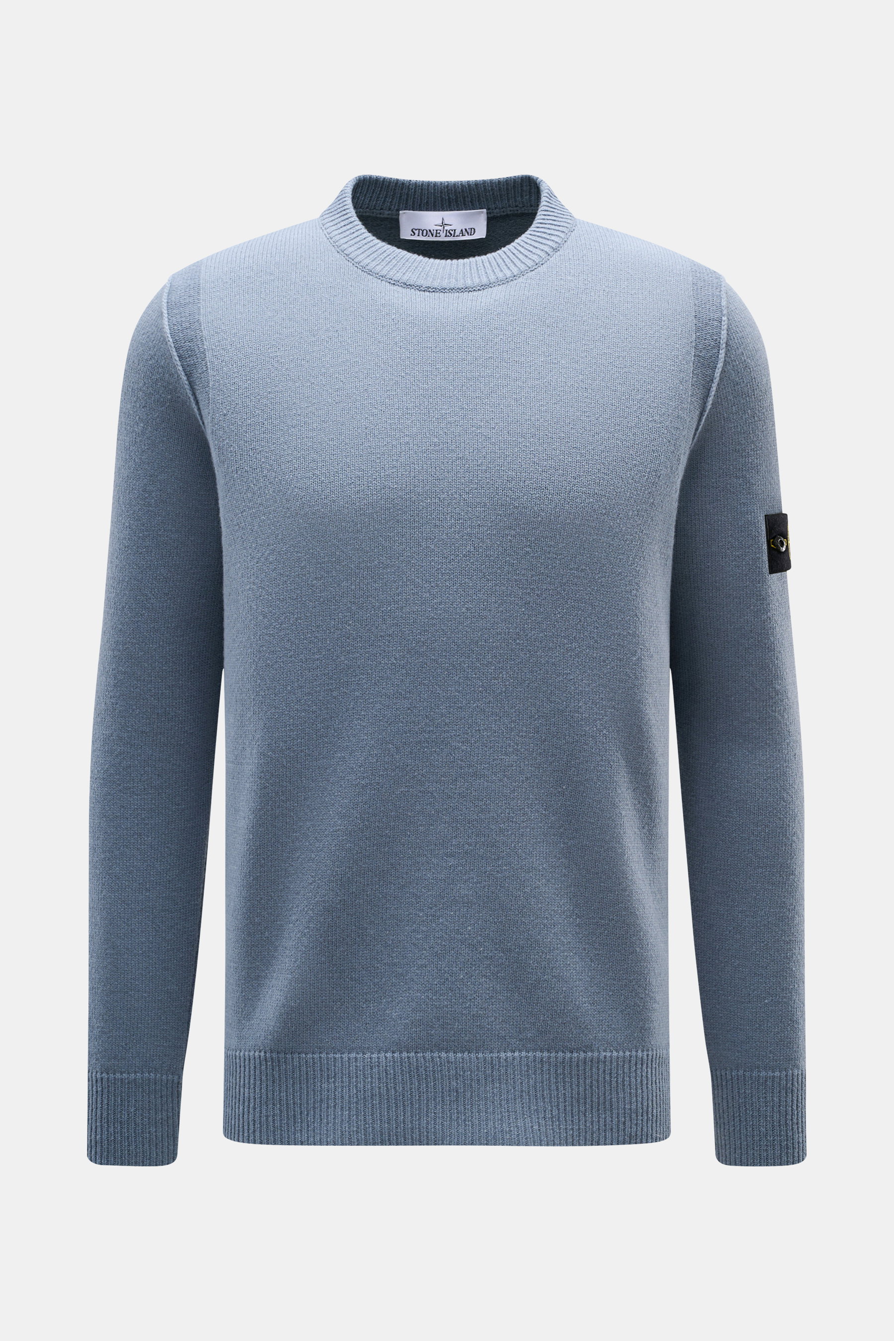 Stone Island Rundhalspullover 'Lambswool' graublau
