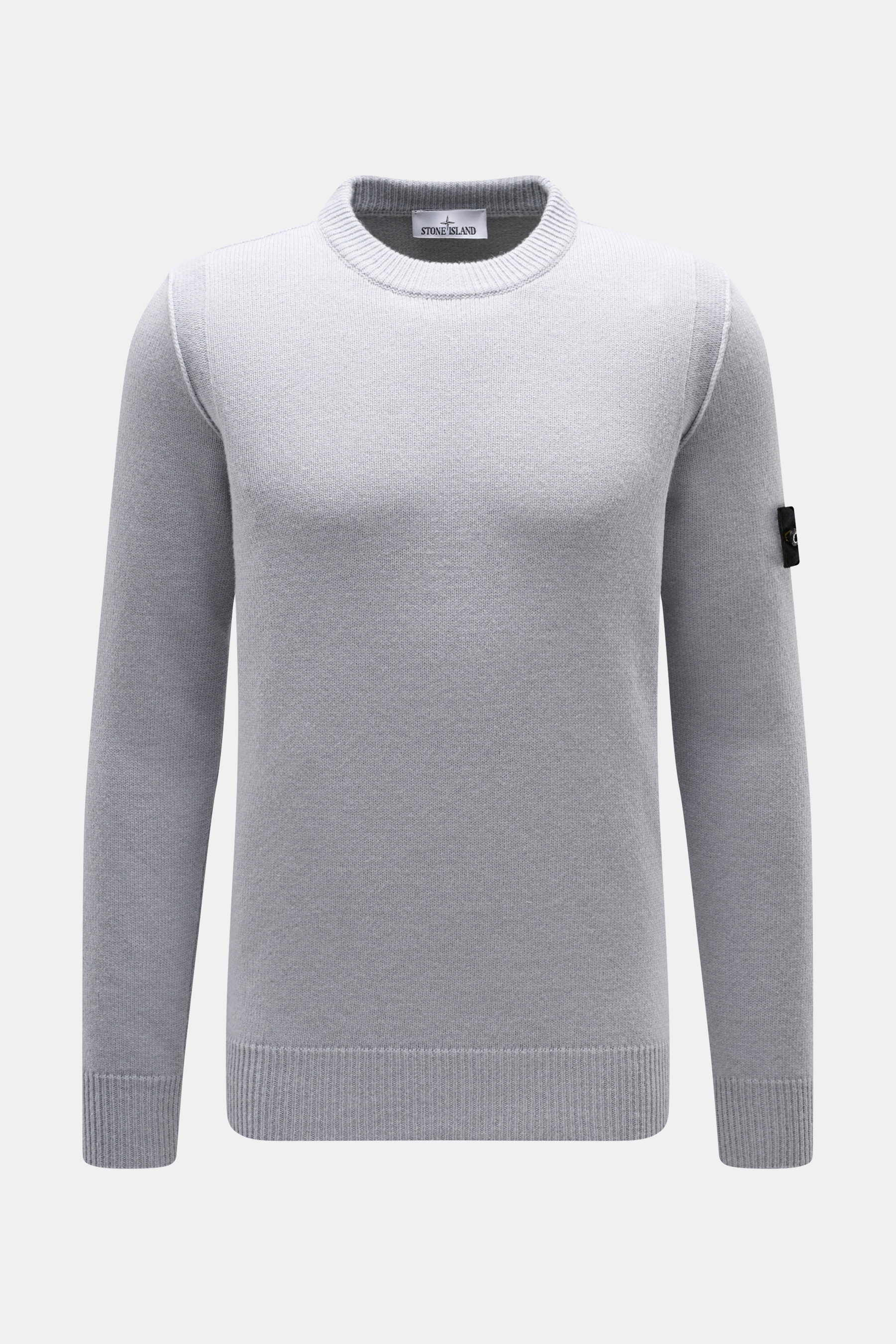 Stone Island Rundhalspullover 'Lambswool' rauchblau