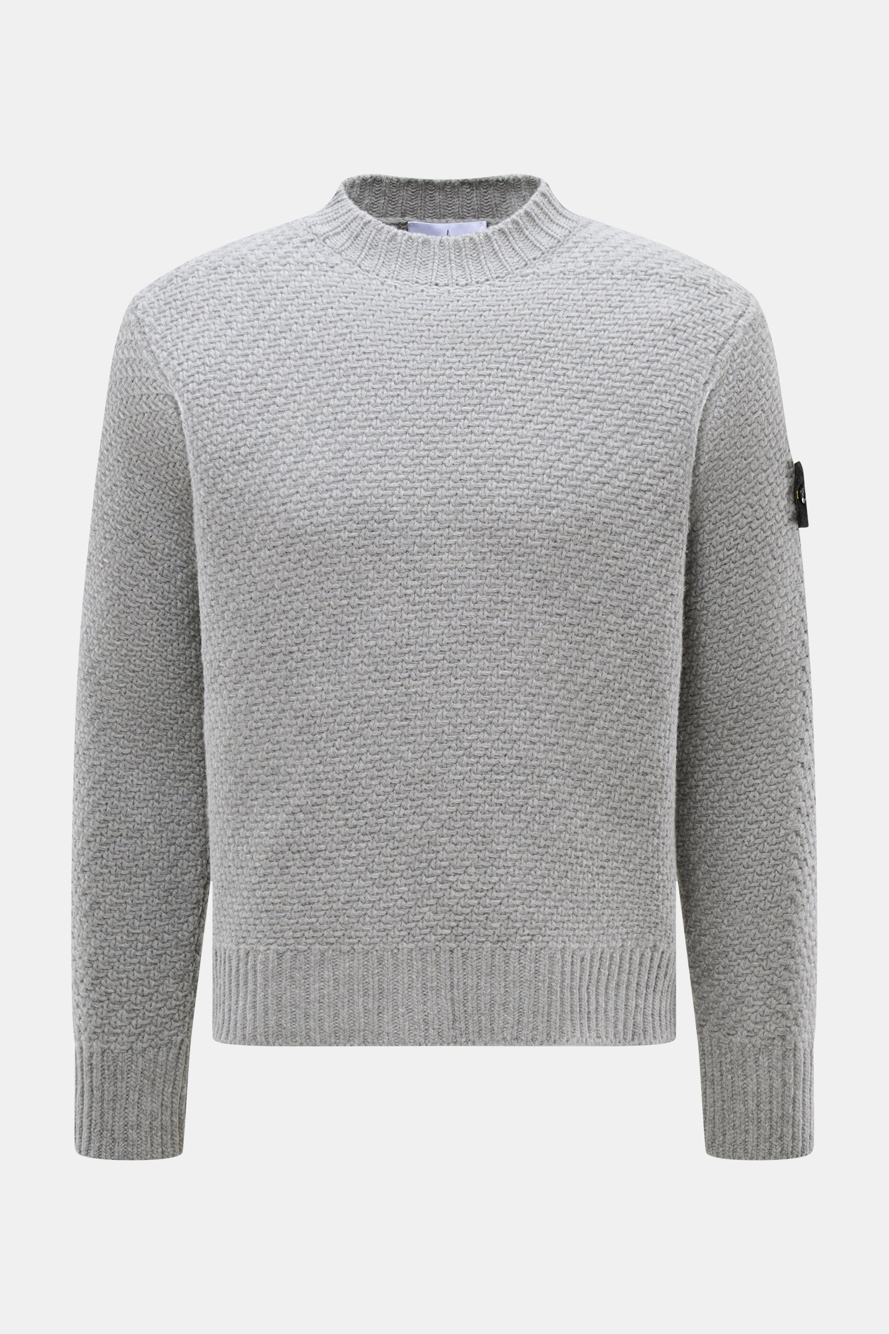 Stone Island Rundhalspullover grau