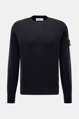 Stone Island Rundhalspullover 'Stretchwool' navy