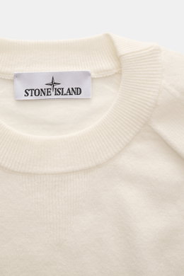 Stone Island Crew Neck Sweater 'Stretchwool' Cream