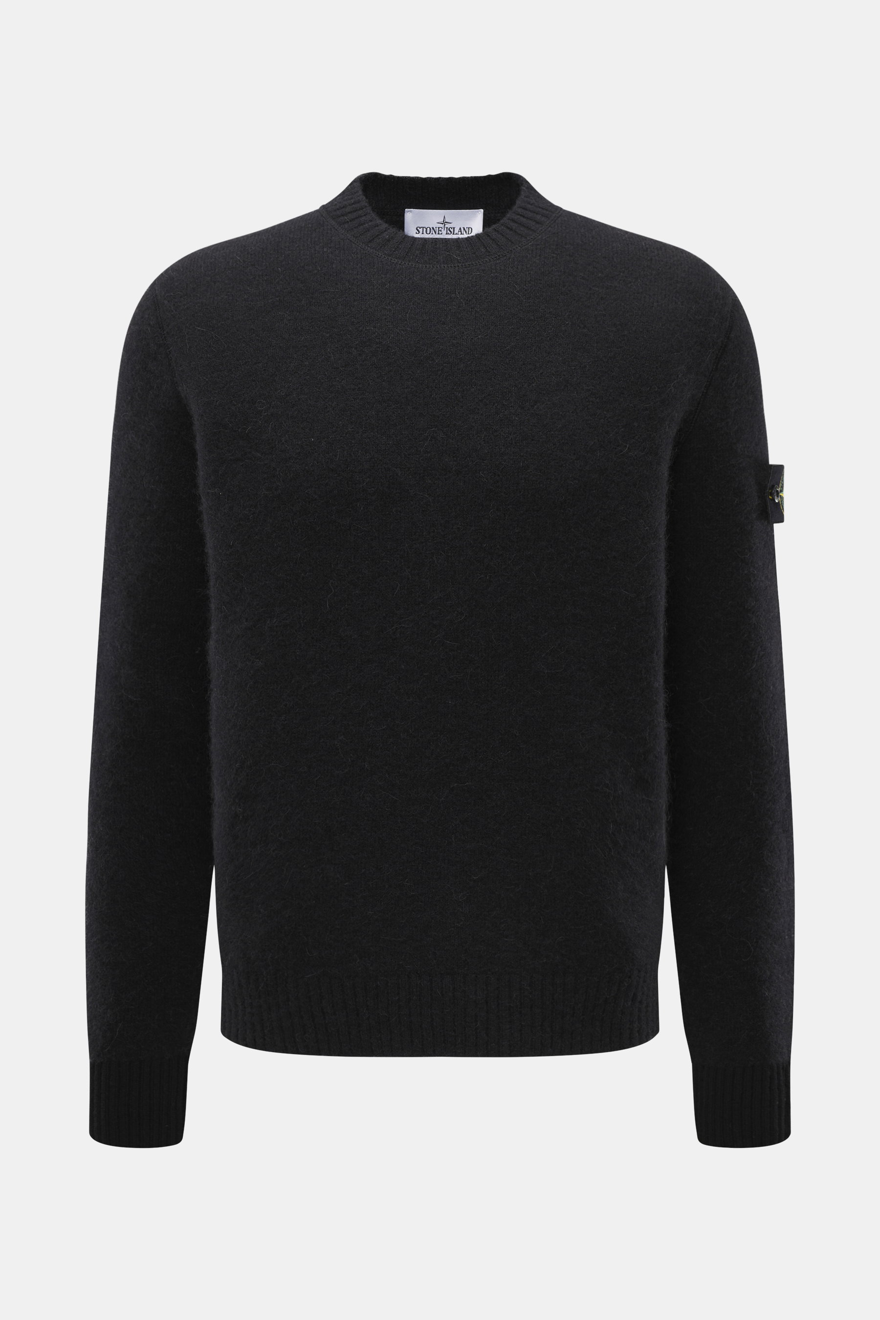 Stone Island Rundhalspullover schwarz