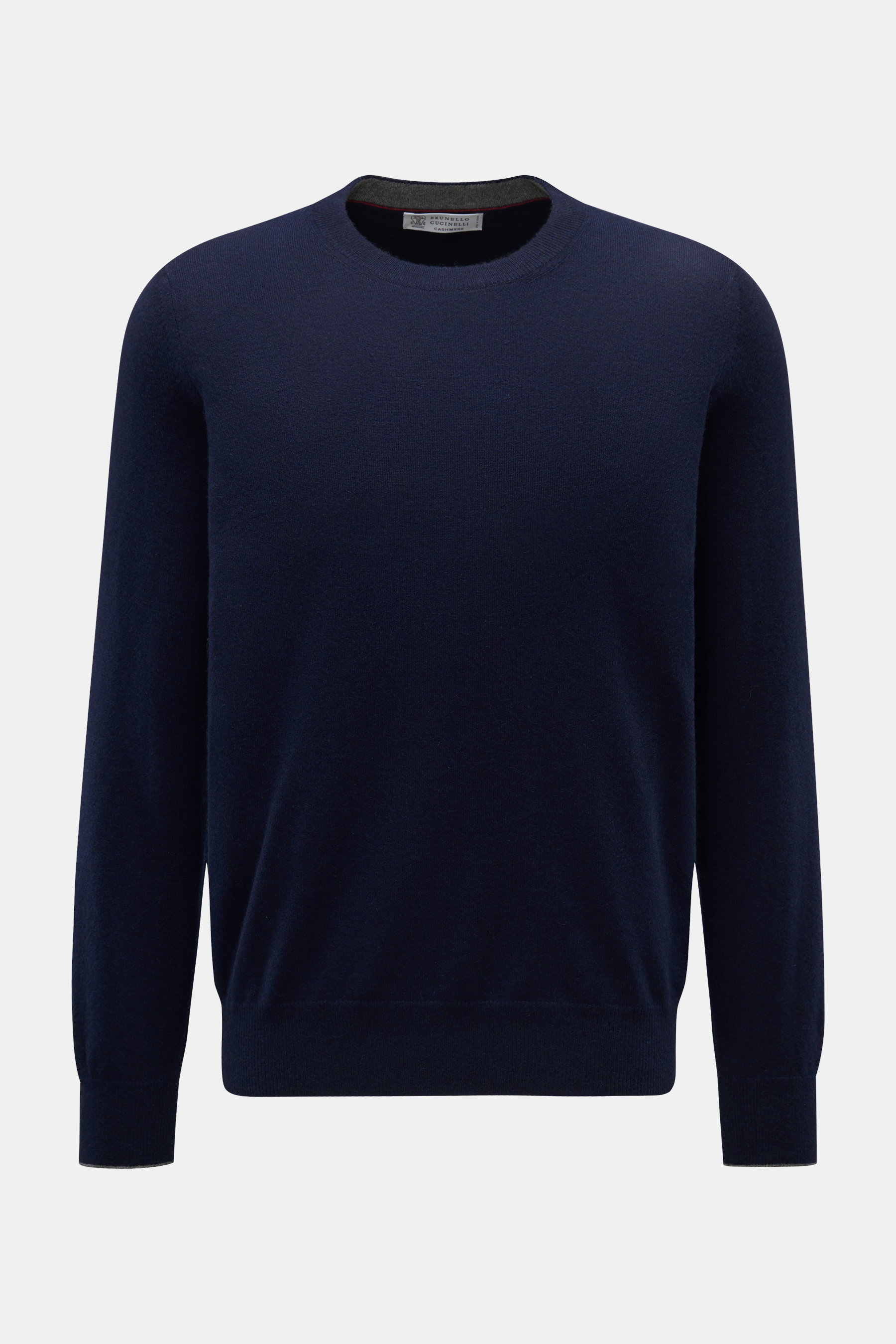 Brunello Cucinelli Cashmere Rundhalspullover navy