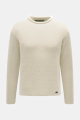Massimo Osti Studio Rundhalspullover creme