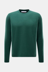 Iris von Arnim Cashmere-Seide Rundhalspullover 'Amiro' grün
