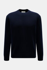 Closed Rundhalspullover navy