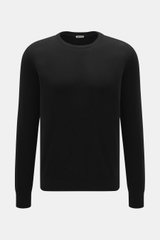 BRAUN Hamburg Cashmere Rundhalspullover schwarz
