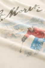 MC2 Saint Barth Rundhals-Pullover 'Heron Print' creme/multicolor, Detailaufnahme von vorne, Mix aus Cashmere, Wolle, Viskose, Microfaser, weicher Griff, mittelfeines Strickbild, aufwändiger Intarsienstrick, Slim Fit, Rundhalsausschnitt, Ärmelabschluss mit