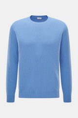 04651/ A trip in a bag Cashmere Rundhalspullover 'Extreme Cashmere Crew' blau