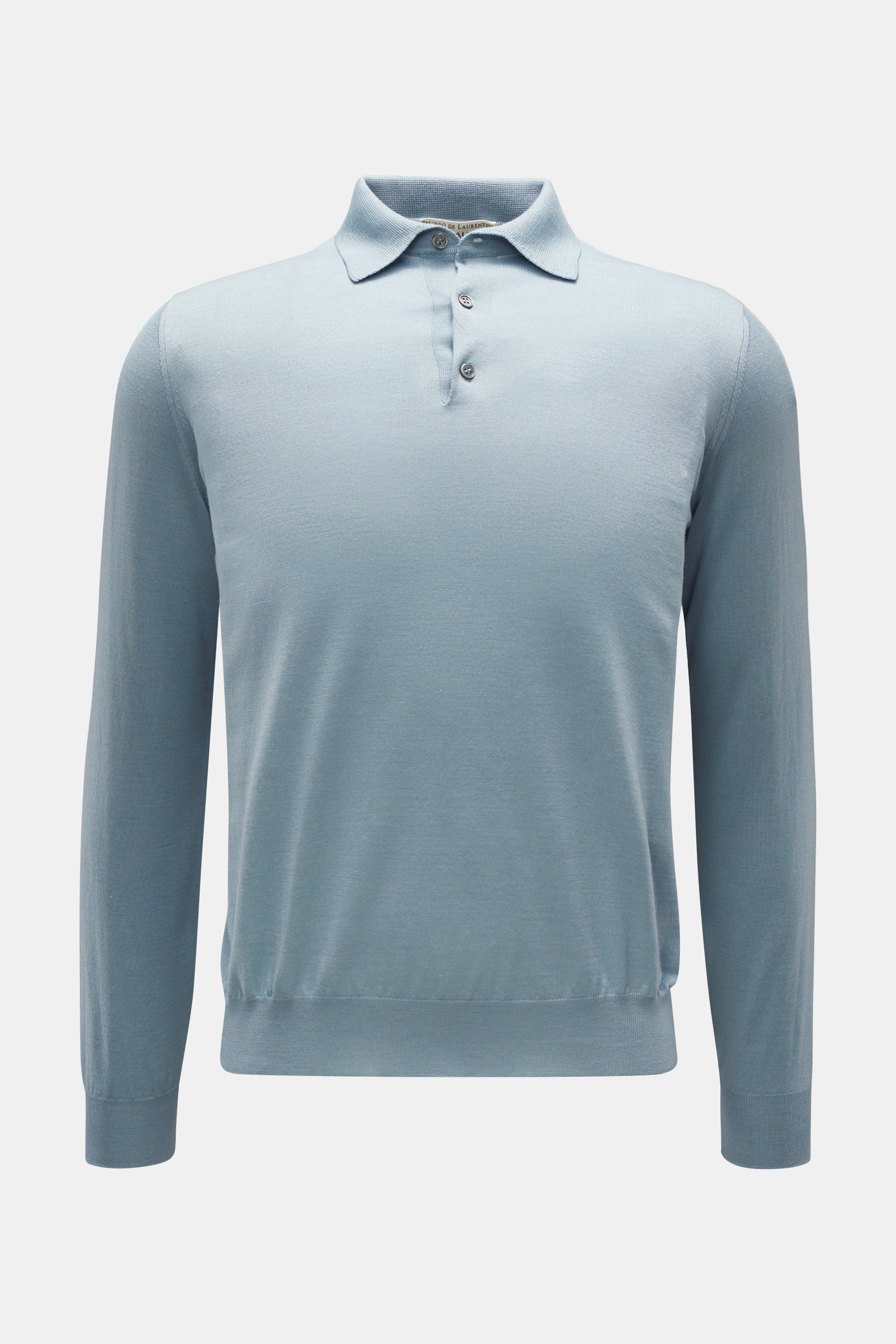Filippo de Laurentiis Strickpolo rauchblau