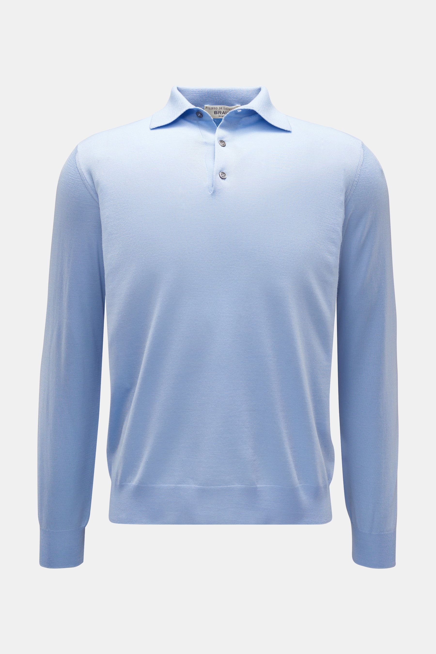 Filippo de Laurentiis Strickpolo hellblau