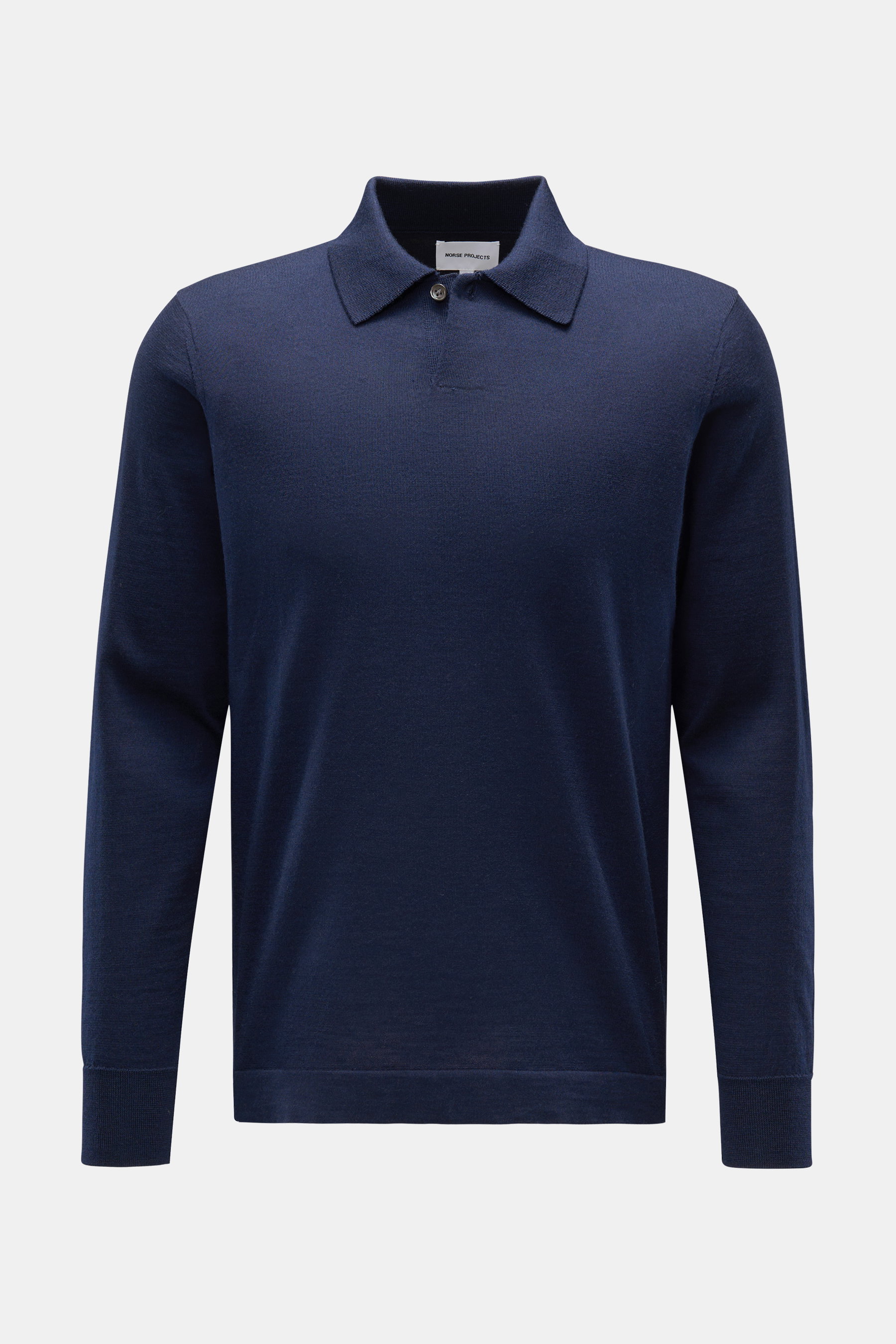 Norse Projects Strickpolo 'Jon Tech' navy