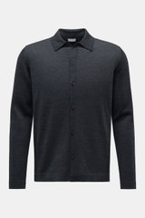 von Braun Merino cardigan dark grey