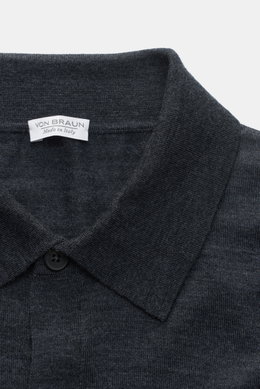 von Braun Merino cardigan dark grey