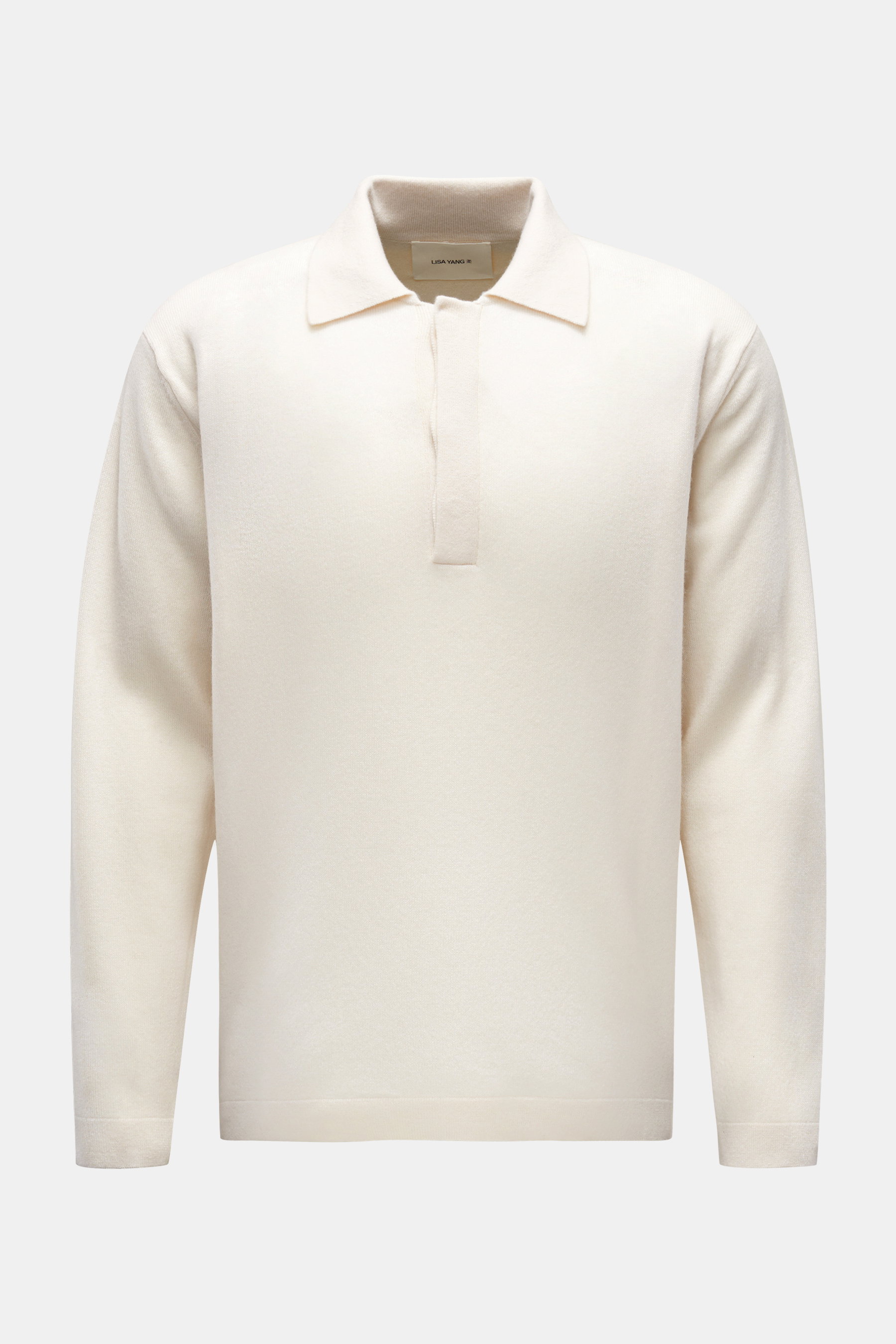Lisa Yang Cashmere Strickpolo 'Emil' creme