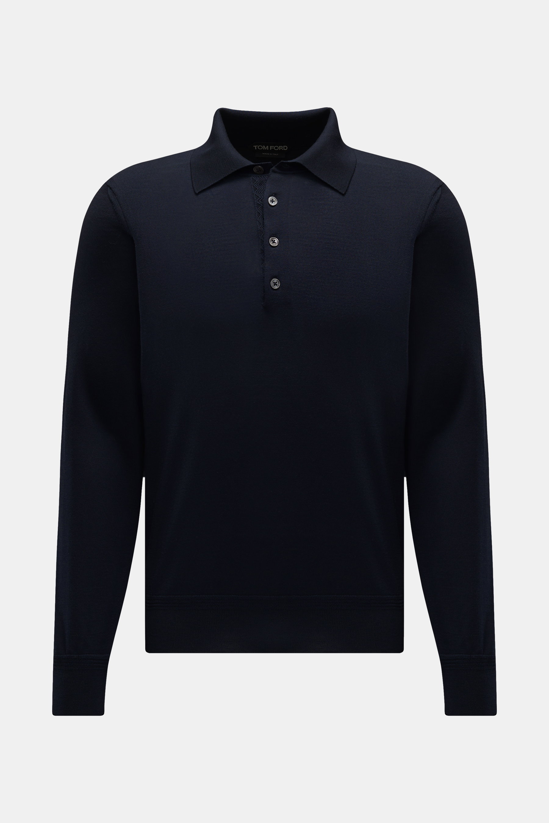 Tom Ford Strickpolo navy