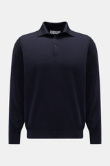 Brunello Cucinelli Knit polo navy