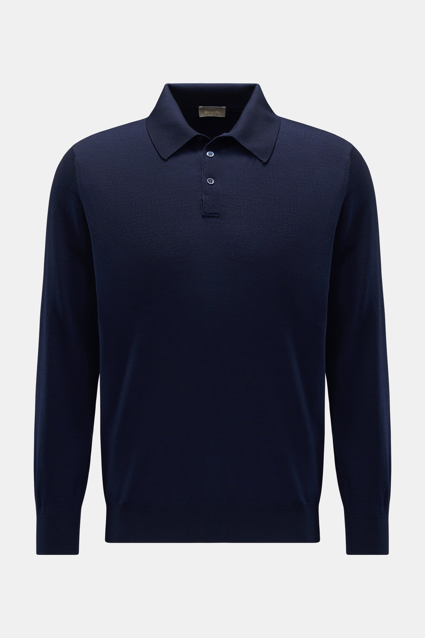 Cruciani Feinstrickpolo navy