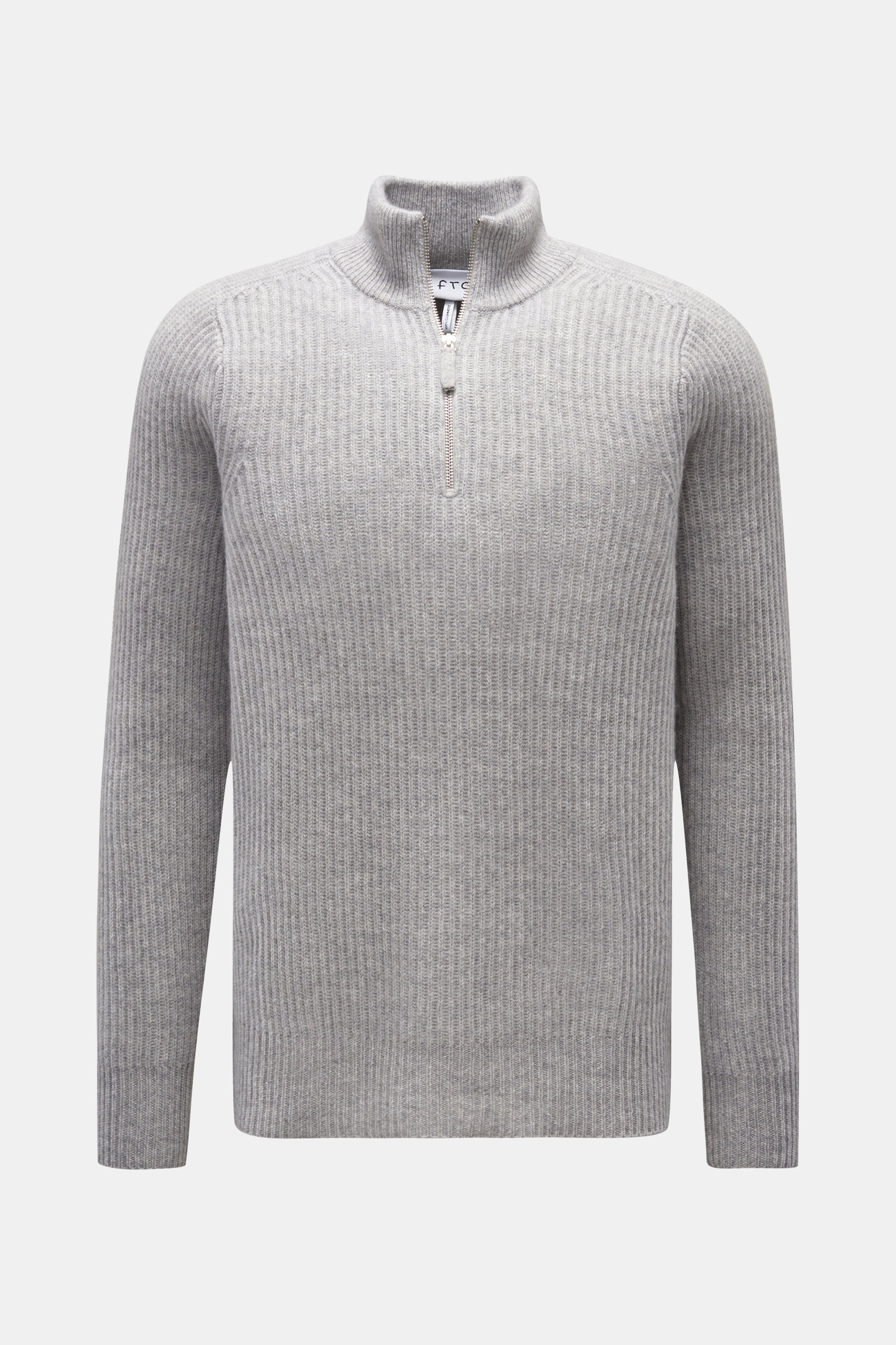 FTC Cashmere Troyer hellgrau meliert