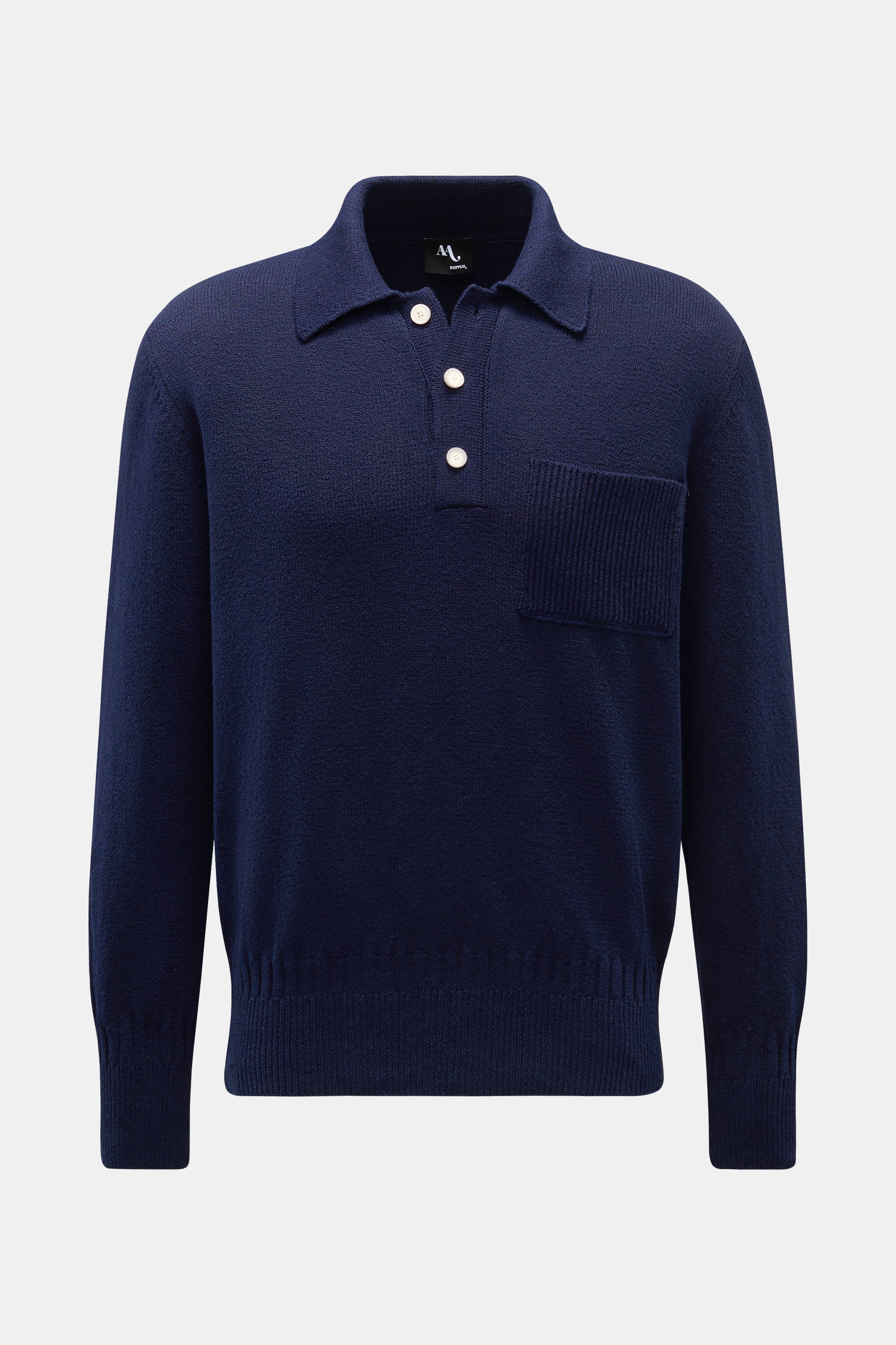 Doppiaa Strickpolo 'Aashton' navy