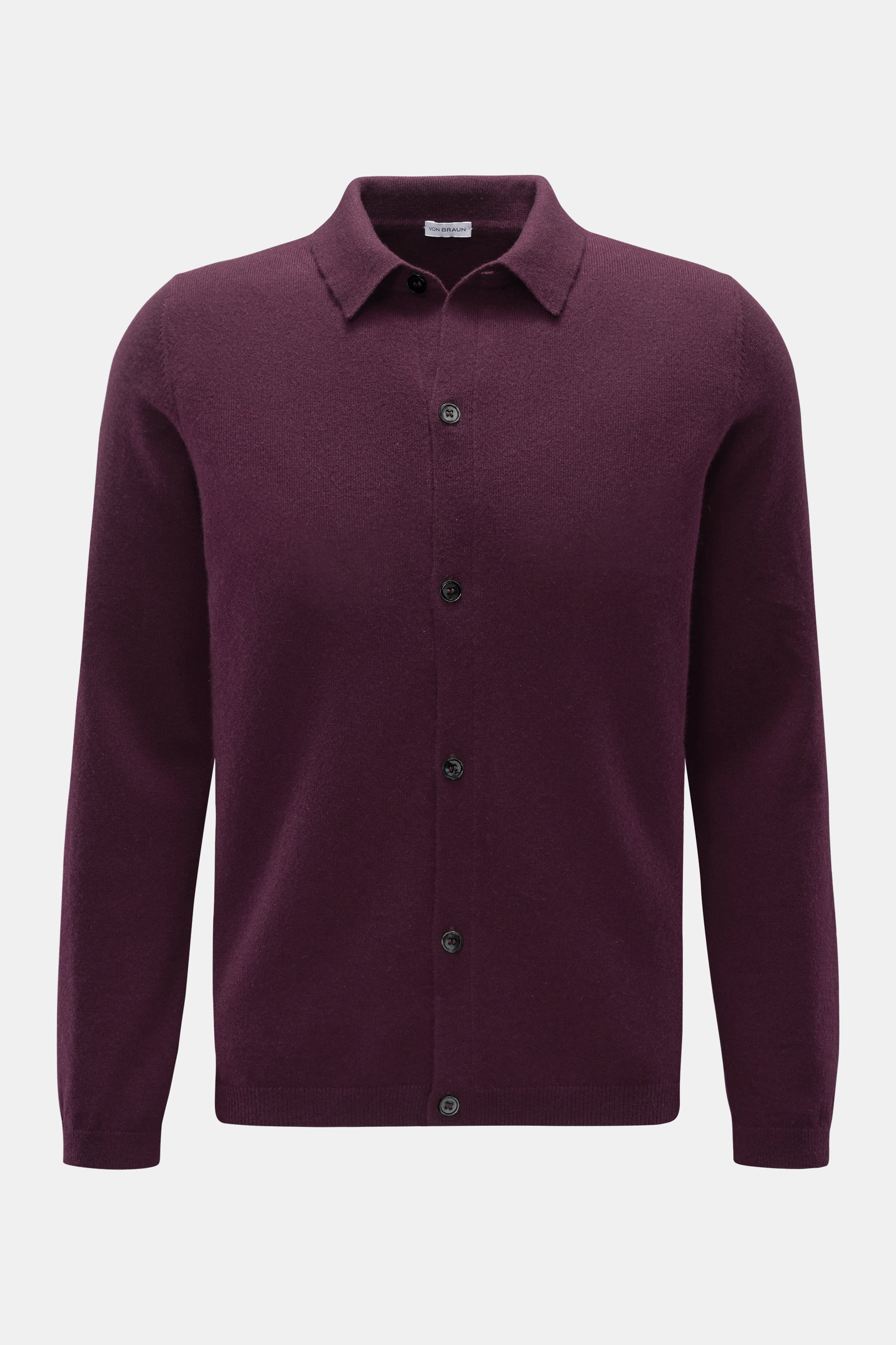 Cashmere cardigan burgundy