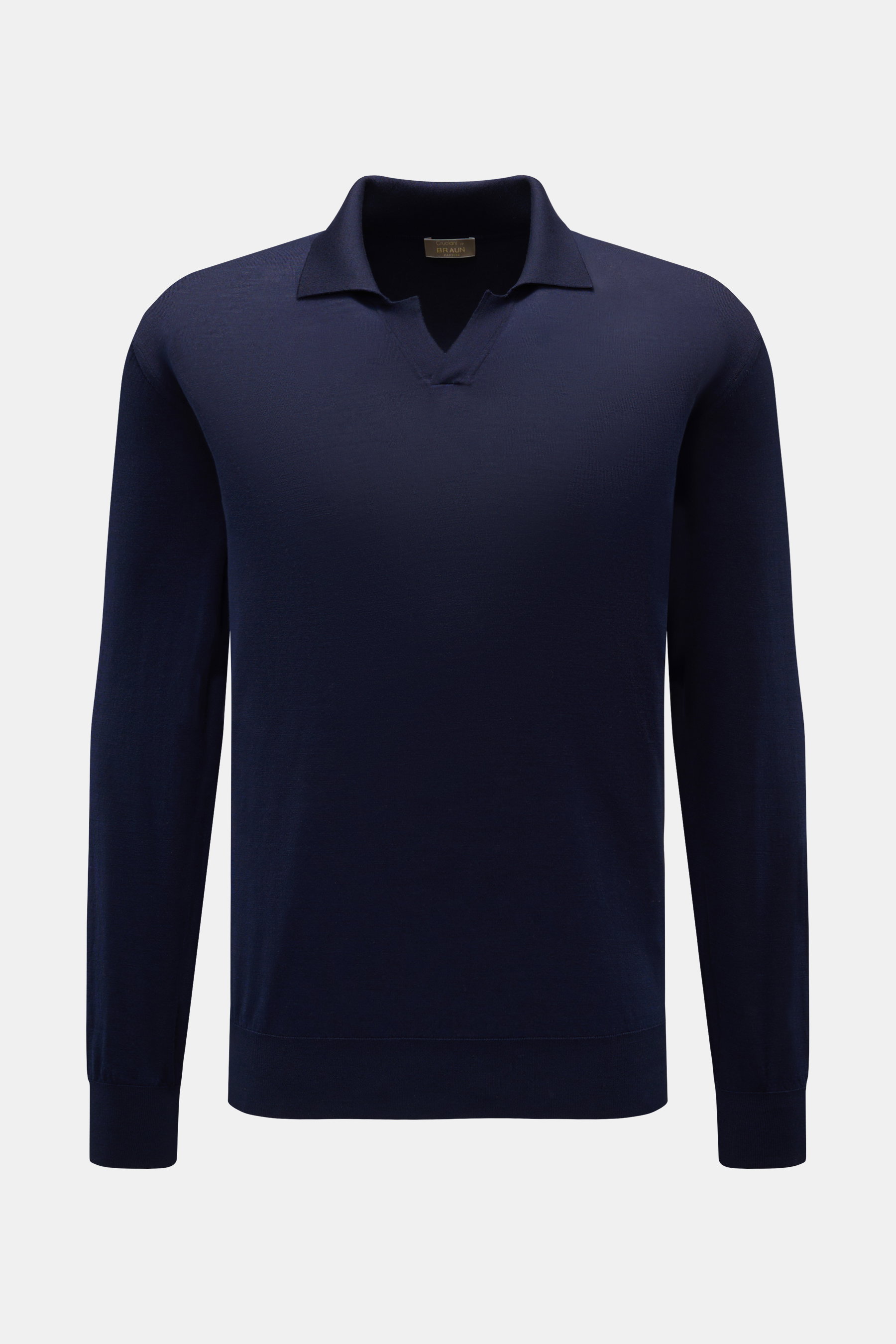 Cruciani Strickpolo navy