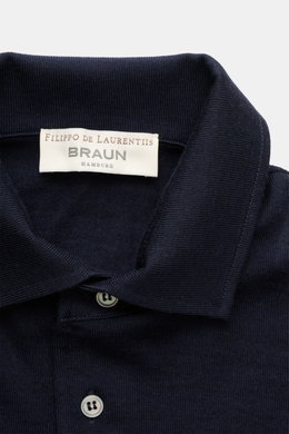 Filippo de Laurentiis Strickpolo navy