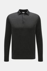 von Braun Merino Feinstrickpolo anthrazit