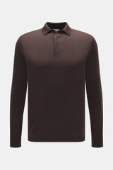 von Braun Merino Feinstrickpolo braun