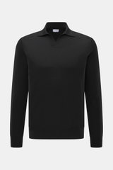 von Braun Merino Feinstrickpolo anthrazit