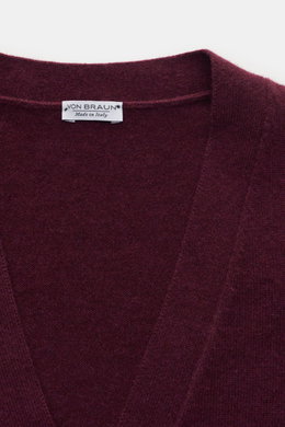 von Braun Cashmere Strickweste bordeaux