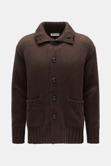 Piacenza 1733 Cashmere Cardigan dunkelbraun