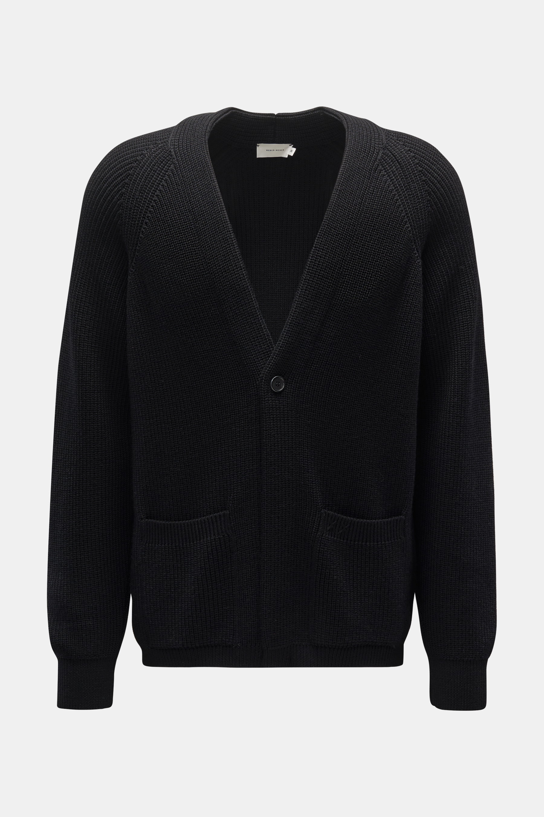 Weber+Weber Merino Cardigan schwarz