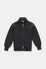 von Braun Kinder Cashmere Strickjacke anthrazit