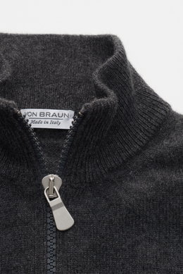 von Braun Kinder Cashmere Strickjacke anthrazit