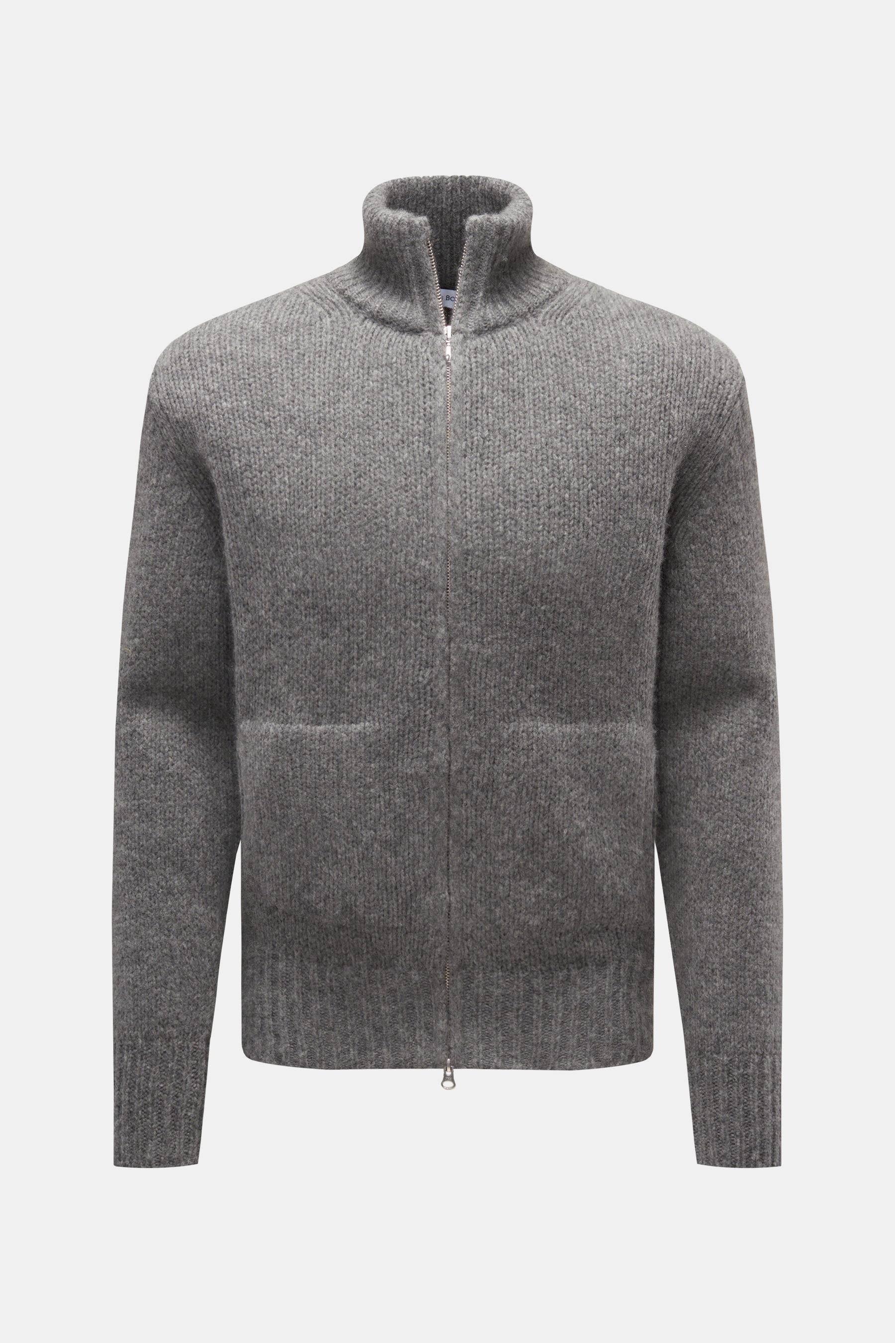 Stephan Boya Cashmere Strickjacke 'Toto Nimbu' grau