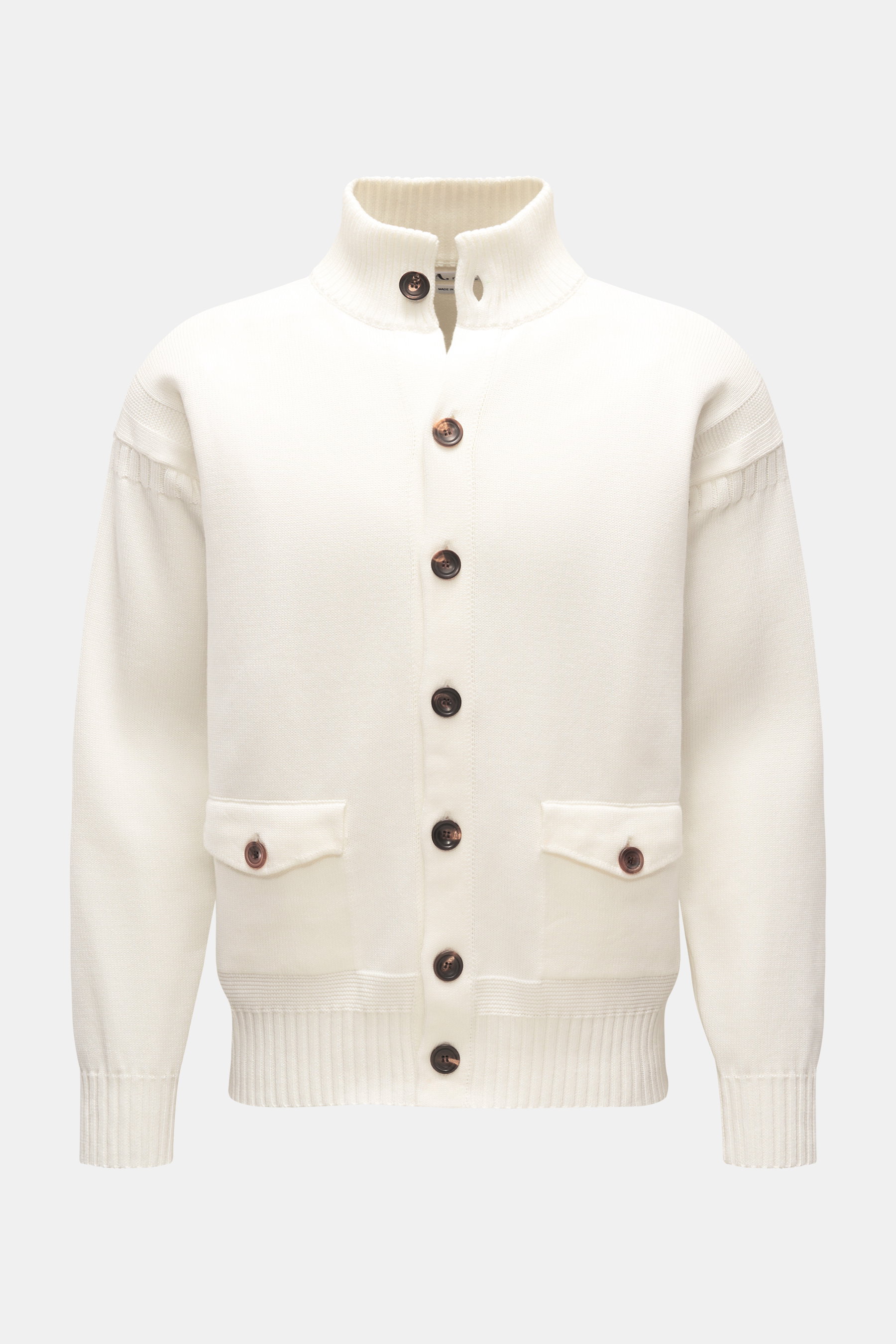 Doppiaa Cardigan 'Aalmiro' weiß