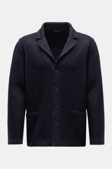 04651/ A trip in a bag Knit blazer 'Boiled' navy