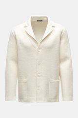 04651/ A trip in a bag Knit blazer 'Boiled' cream