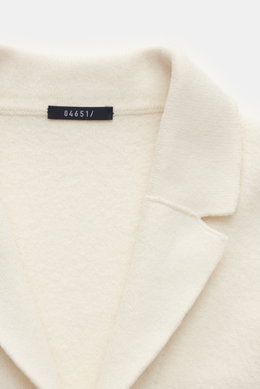 04651/ A trip in a bag Knit blazer 'Boiled' cream