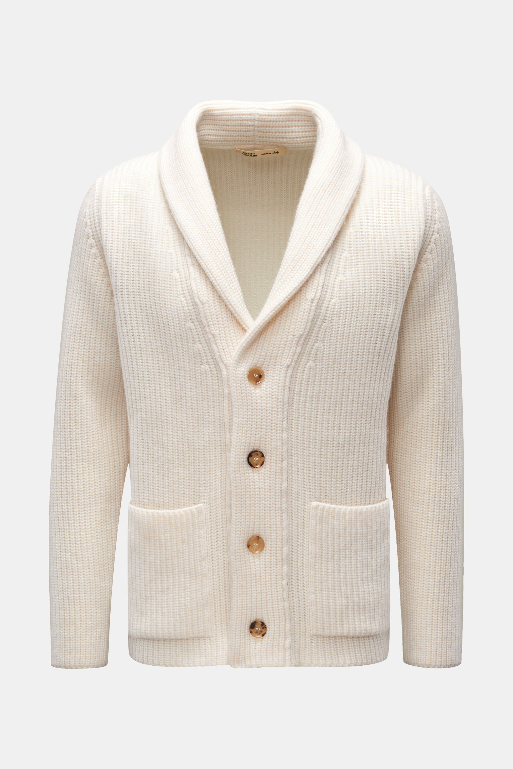 Maurizio Baldassari Cashmere Cardigan creme