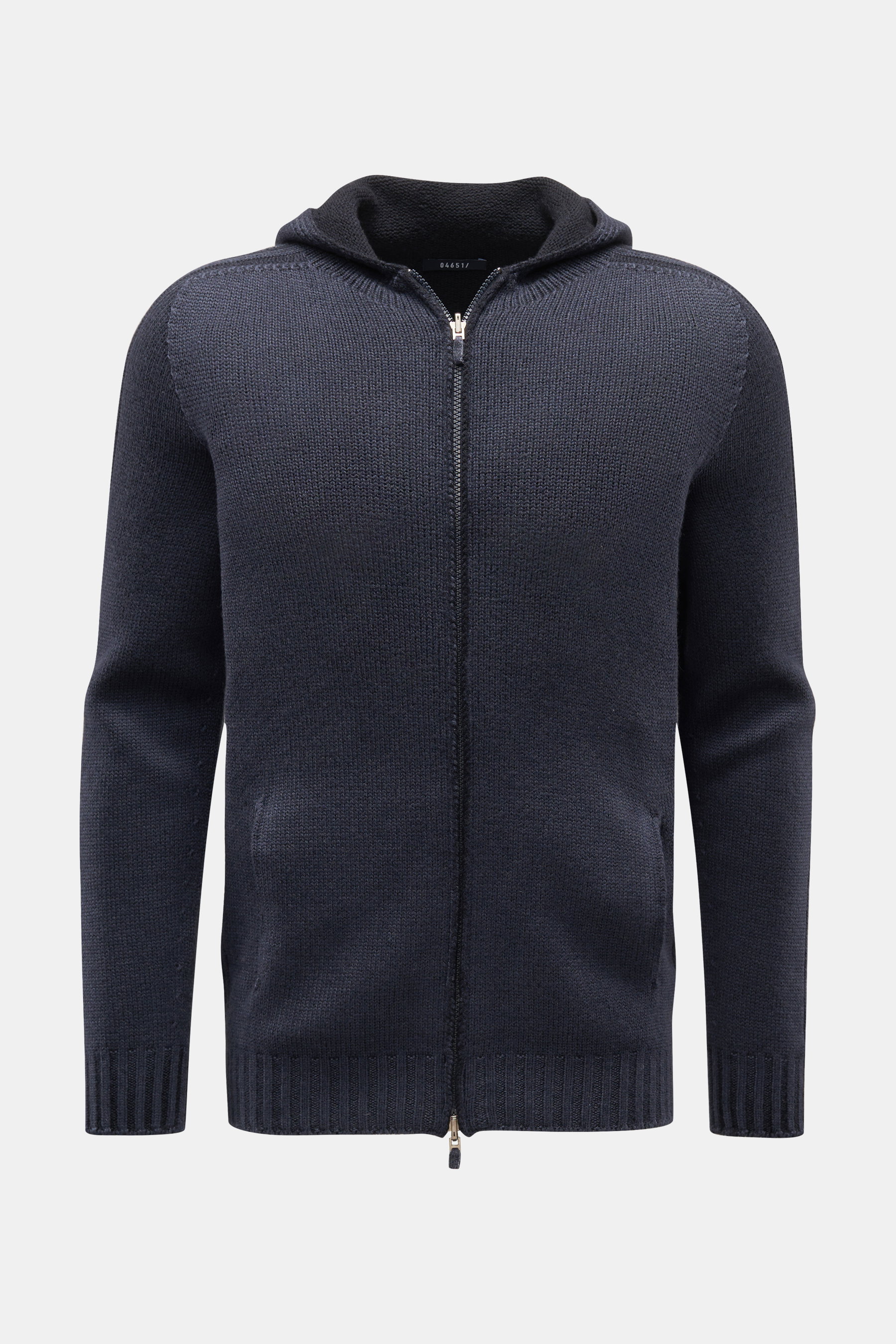 04651/ A trip in a bag Strickjacke 'Foggy Full Zip' navy