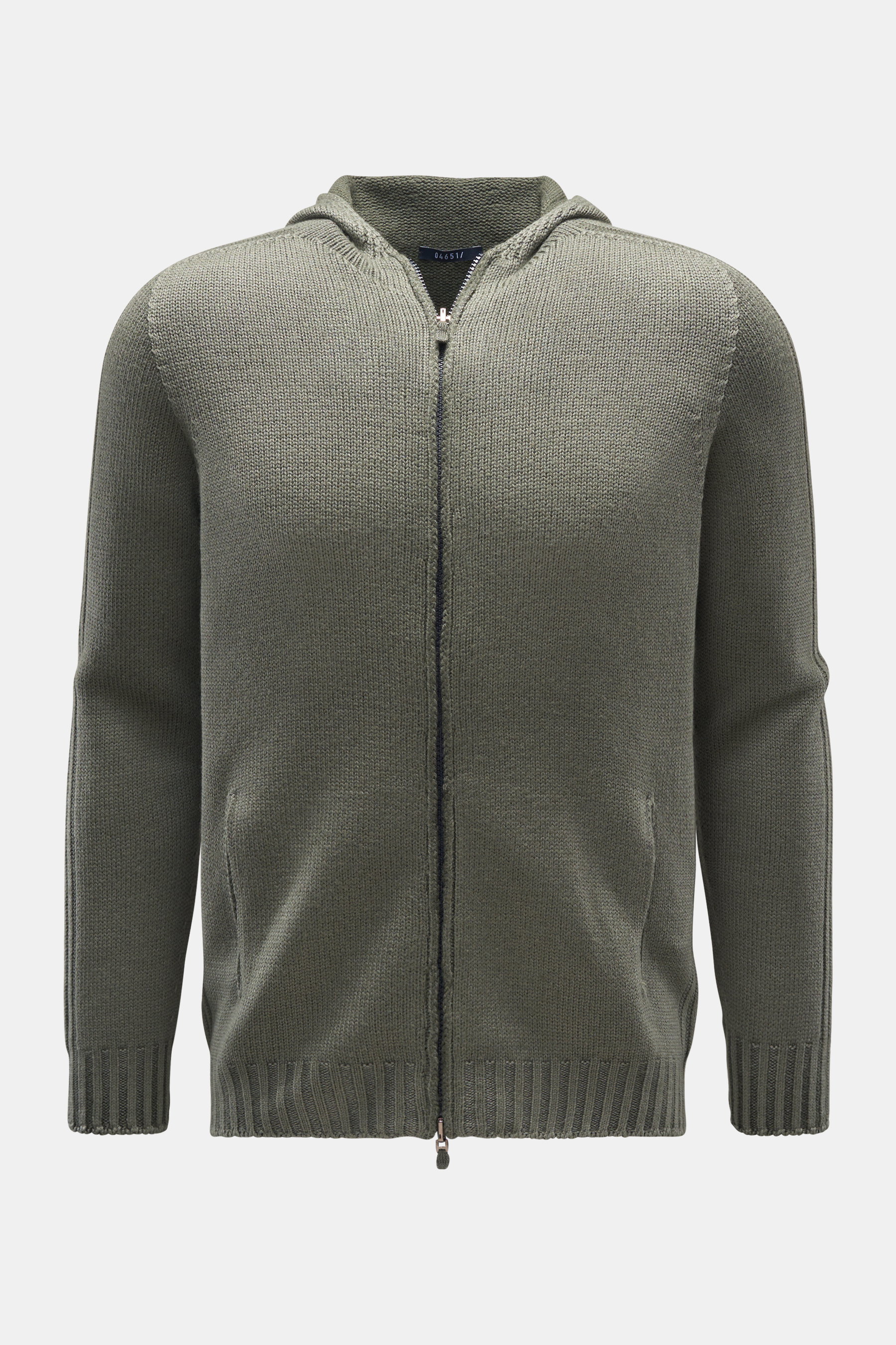 Strickjacke 'Foggy Full Zip' oliv