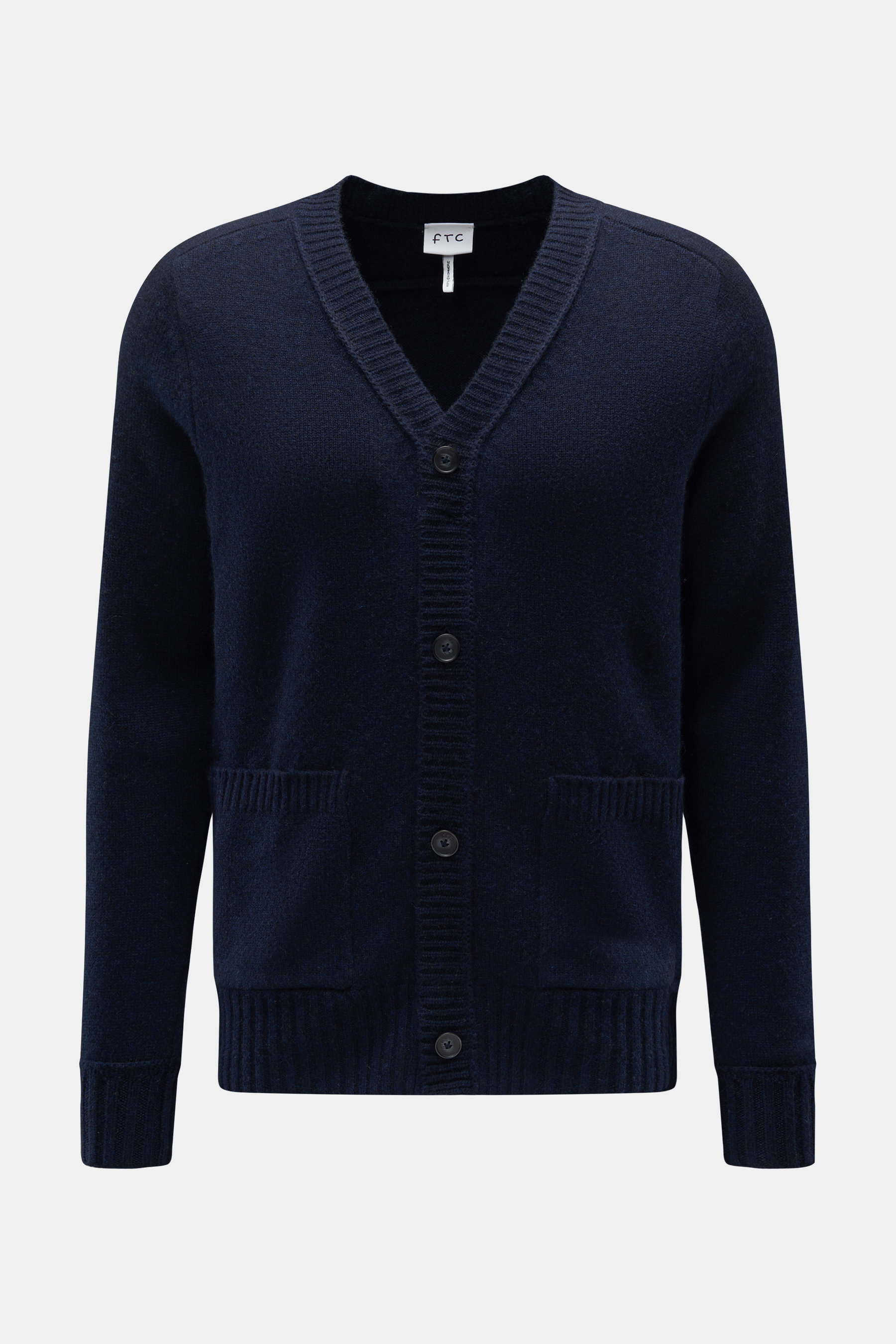 FTC Cashmere Cardigan navy
