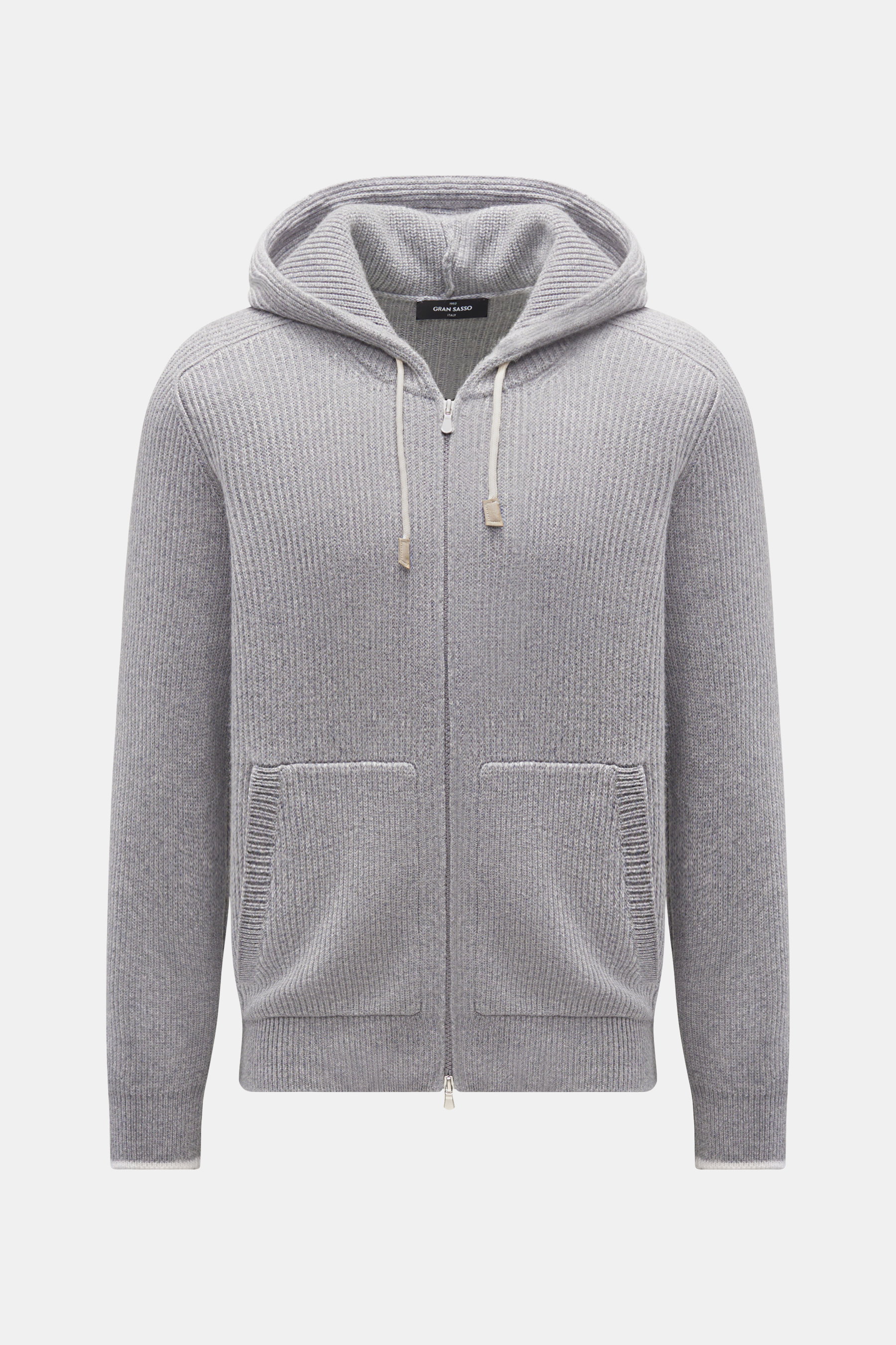 Gran Sasso Cashmere Strickjacke grau